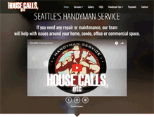 Tablet Screenshot of housecallshandyman.com